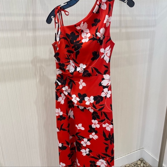 BCBGMAXAZRIA FLORAL BNWT SIZE L FLORAL MIDI MAXI DRESS - Picture 4 of 4